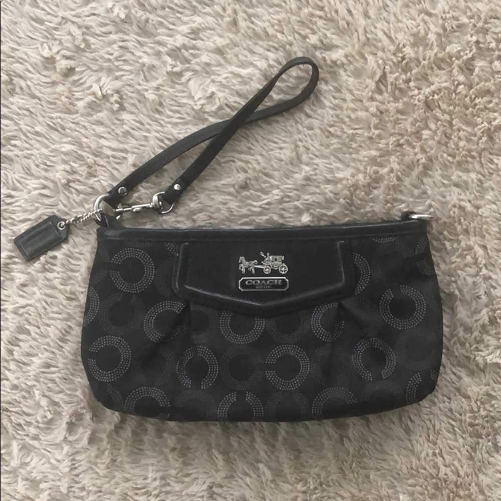 Coach medium size wristlet!